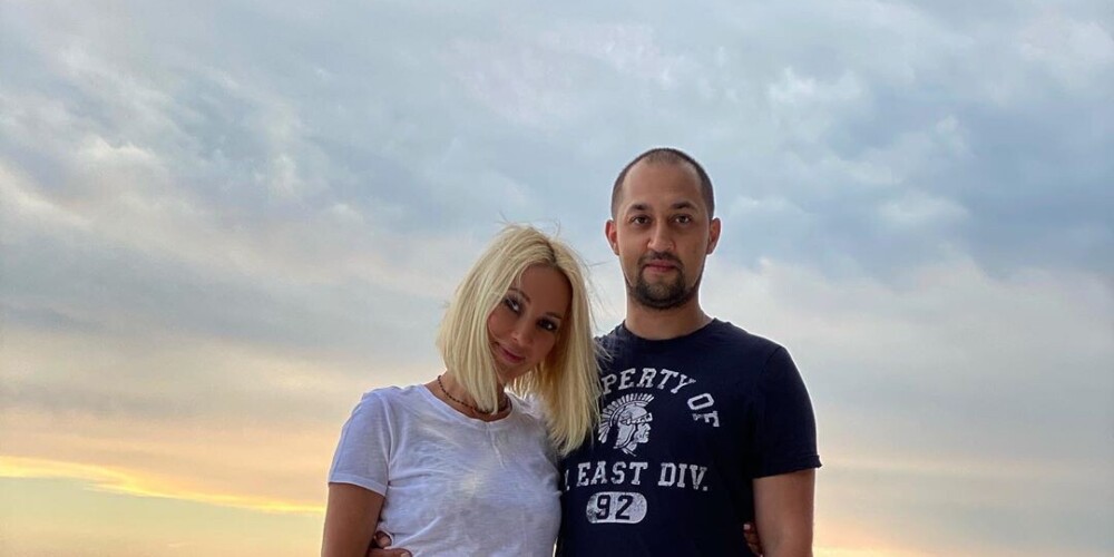 Лера Кудрявцева и ее сын Жан Ленюк