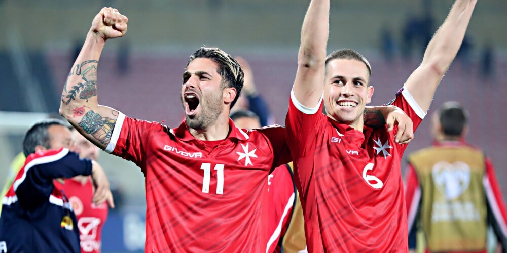 Maltas futbolistiem uzvara, Fēru salām sagrāve, Andorai zaudējums draudzības spēlē