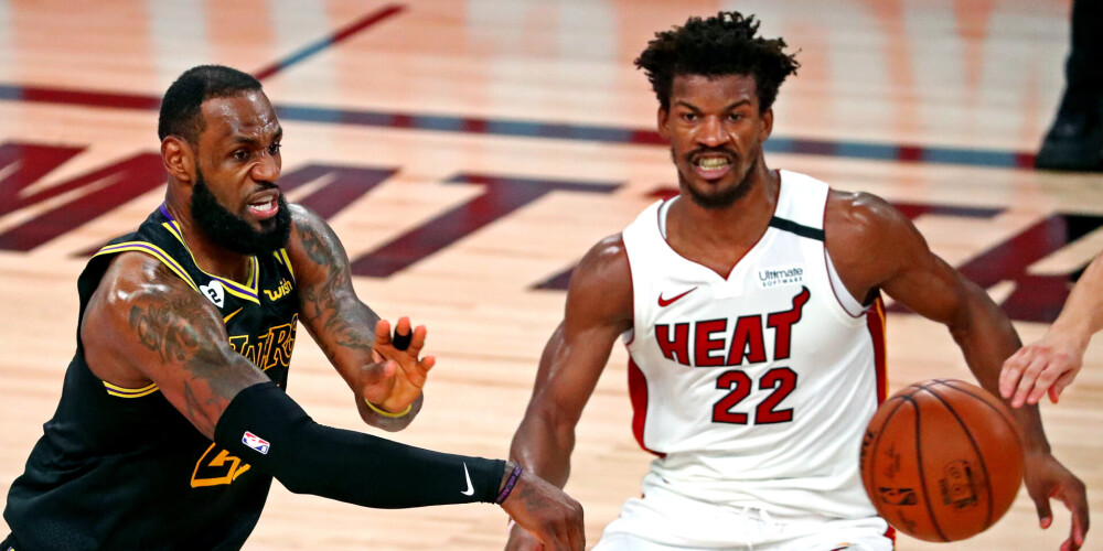 Batlera "triple double" panāk sesto spēli NBA finālsērijā