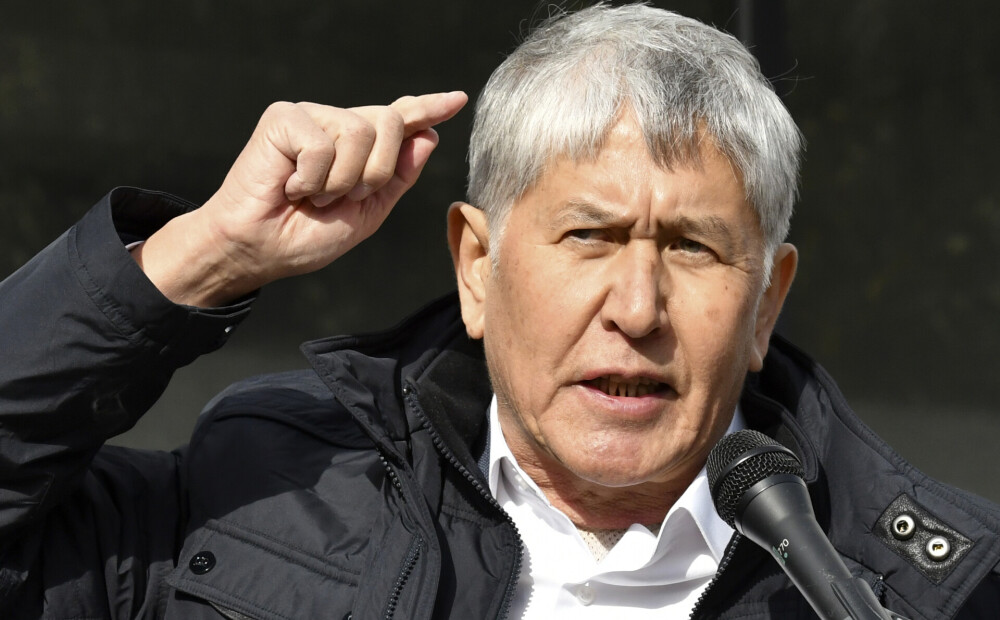 Kirgizstānā atkal aizturēts eksprezidents Atambajevs