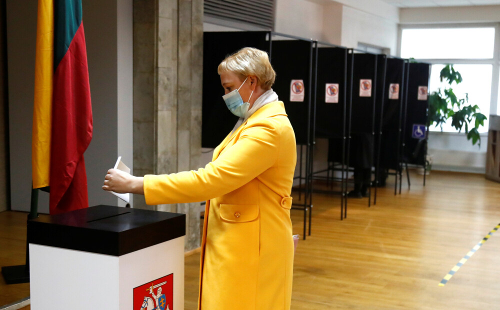 The turnout in the Lithuanian Seimas elections was lower than four years ago