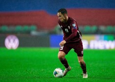 Latvijas izlase pēc pirmā puslaika UEFA Nāciju līgas D grupas spēlē spēkojas neizšķirti ar Maltu