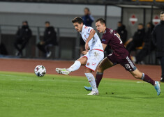 UEFA Nāciju līgas spēle futbolā starp Latvijas un Maltas komandām Daugavas stadionā. UEFA Nāciju līgas spēle futbolā starp Latvijas un Maltas komandām Daugavas stadionā.