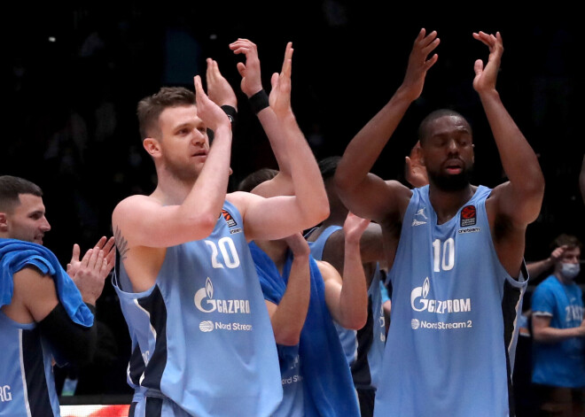 Sanktpēterburgas "Zeņit" piesķirti divi tehniskie zaudējumi ULEB Eirolīgas mačos