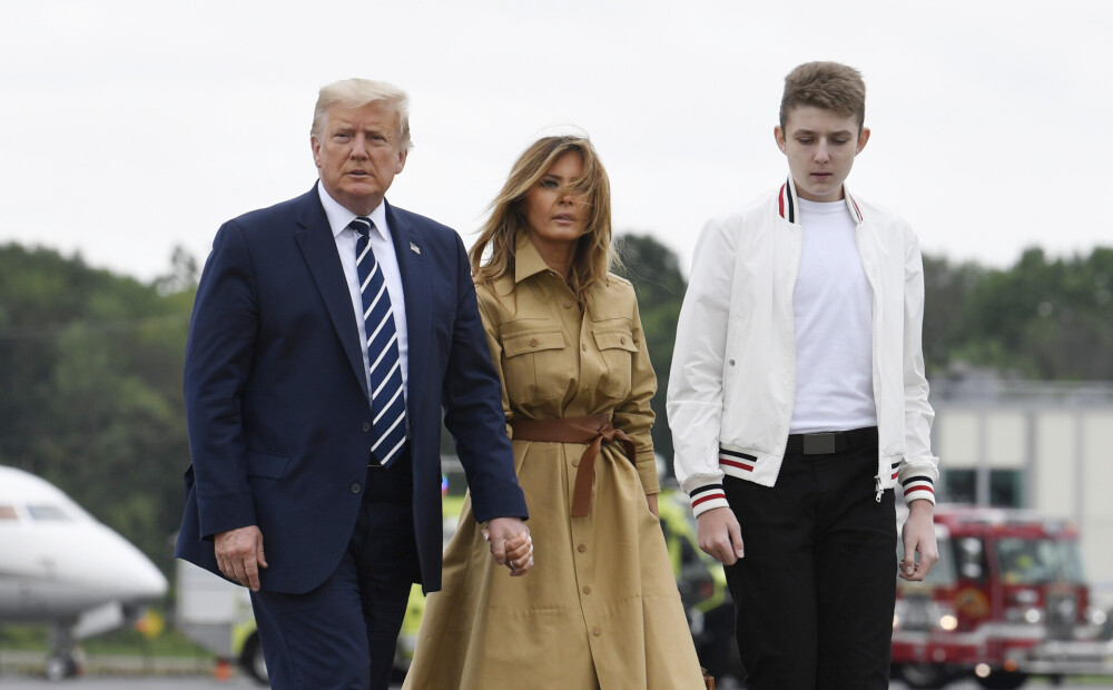 Melania Trump announces that her son Baron has also been diagnosed with Covid-19 infection