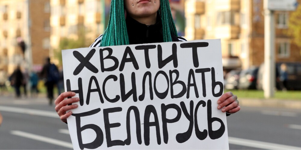 Protesta akcijās svētdien Baltkrievijā vairāk nekā 240 aizturēto