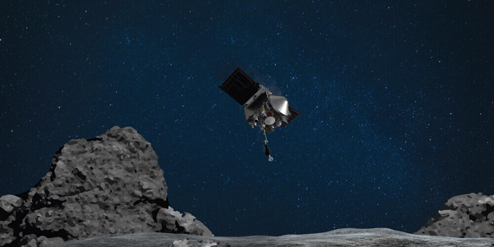 NASA veikusi vēsturisku operāciju: zonde nosēdusies uz asteroīda un ar iegūtajiem paraugiem ir jau atpakaļceļā