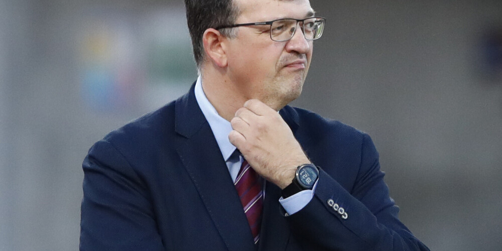 Latvijas futbola izlases galvenais treneris Dainis Kazakēvičs.