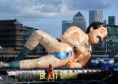 Filmas reklamēšanas pasākums Londonā. 