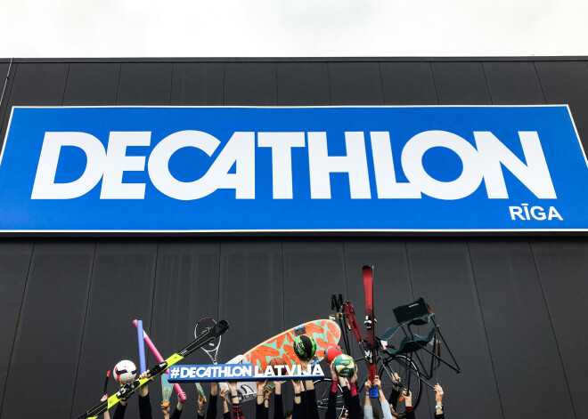 Rīgā atvērsies ārvalstīs populārā sporta preču zīmola "Decathlon" veikals