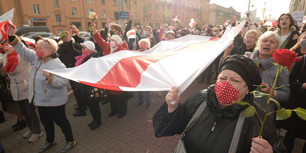 Tihanovska apmierināta ar streiku Baltkrievijā, bet visu var izdarīt labāk