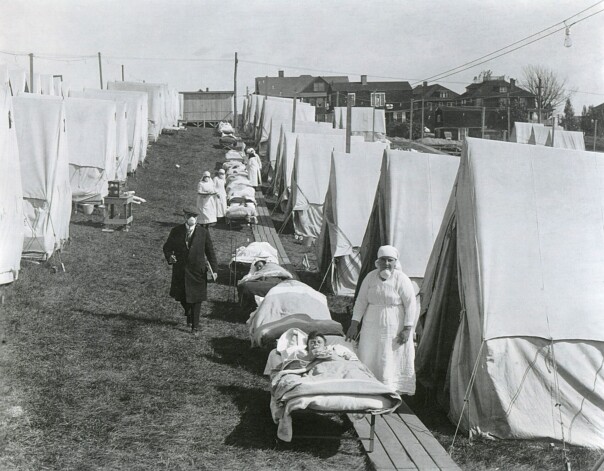 Spāņu gripas pandēmija Amerikā 1918. - 1919. gads.