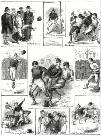 1872. gada 30. novembrī Glāzgovā tiek izspēlēta pirmā starptautiskā spēle futbolā, kurā Anglijas izlase cīnās neizšķirti 0:0 ar Skotiju.