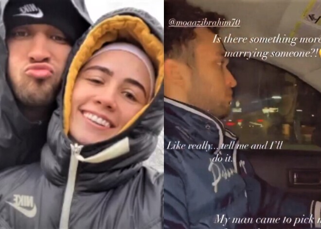 Rebeka Salsabila Ibrahima kopā ar vīru ieradusies Latvijā