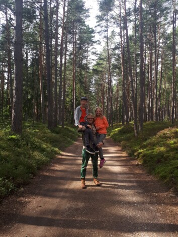 Kārlis ar māsas bērniem Gerdu un Klāvu – viņa lielākajiem faniem.