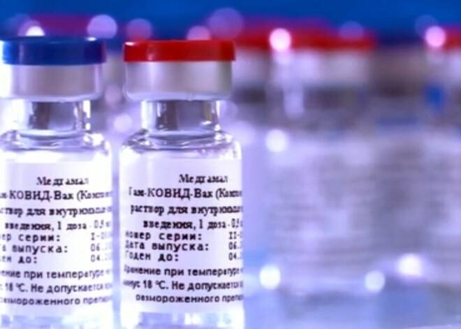 Krievija paziņo, ka tās "Sputņik V" vakcīna pret jauno koronavīrusu bijusi efektīva 92% gadījumu