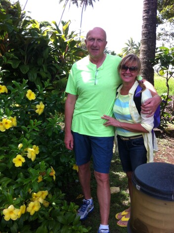 Bijušais premjers Vilis Krištopans ar sievu Aiju Krištopani laikā, kad bija bieži viesi Amerikā.