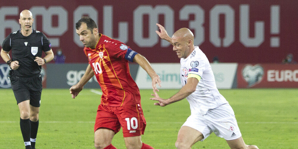 Veterāns Gorans Pandevs aizved Ziemeļmaķedonijas futbola izlasi uz vēsturisku Eiropas čempionāta finālturnīru
