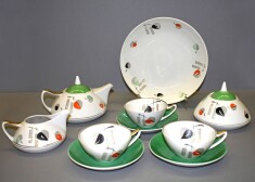 Zinas Ulstes radītā servīze “Sakta” (Rīgas Porcelāna fabrika, 1960–1962)