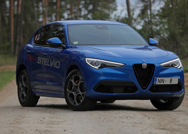 Itāļu sportiskais gars, kas neliek vilties - "Alfa Romeo Stelvio"