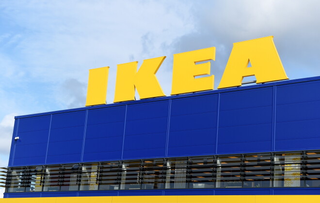 Mājokļu labiekārtošanas preču kompānijas "IKEA" lielveikals.