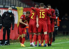 Beļģijas futbolisti revanšējas Anglijai UEFA Nāciju līgas spēlē