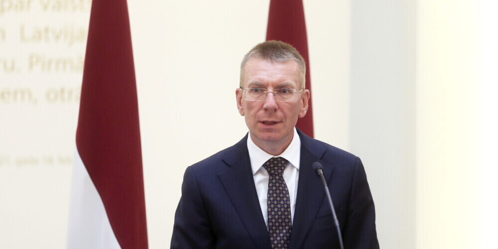Министр иностранных дел Латвии Эдгар Ринкевич