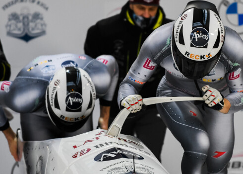 Bērziņa/Nemmes ekipāža Siguldā izcīna piekto vietu otrajās Pasaules kausa sacensībās