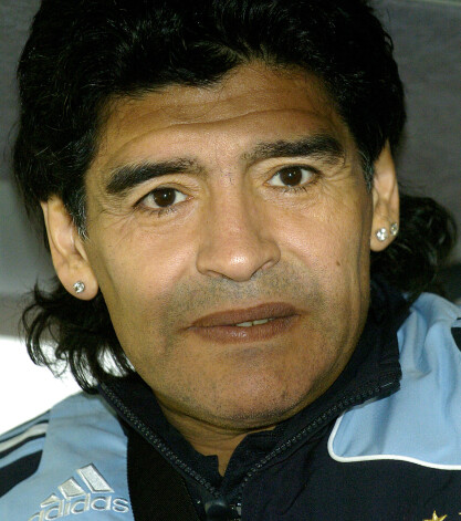 Maradona 2008. gadā.