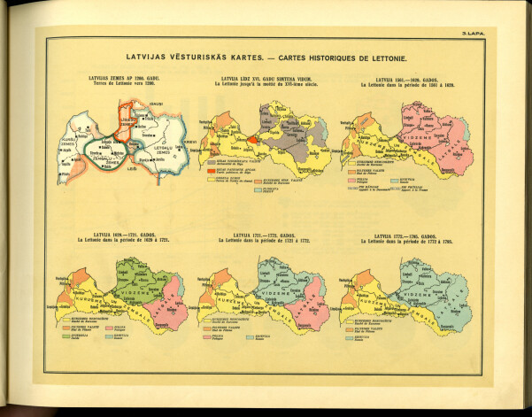 Zelta fonds: Marģera Skujenieka Latvijas statistikas atlass, izdots 1938. gadā.