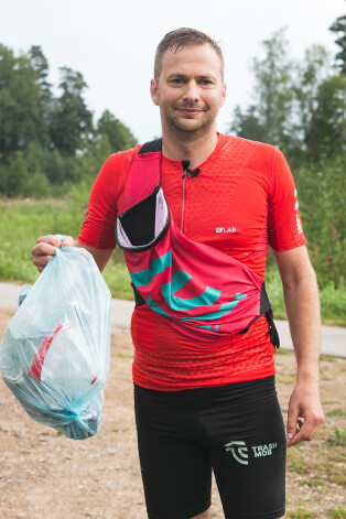 Ultramaratonists Tālis Banga uzsācis arī "Trashmob" kustību.