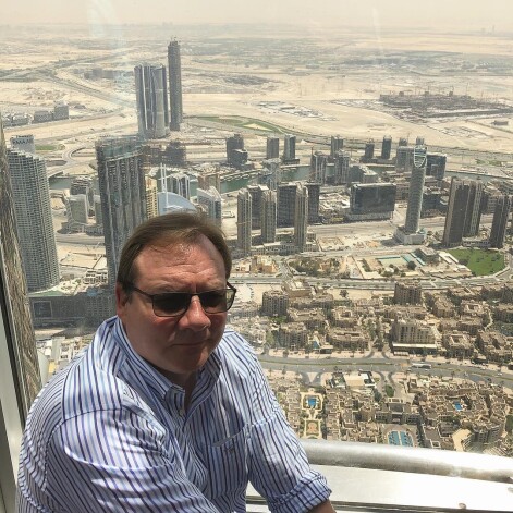 Sandris pērn ceļojumā uz Dubaiju.