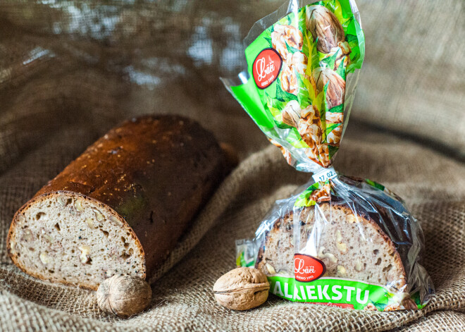 Garšīga, vērtīga, veselīga - “Lāču” karaliskā Valriekstu maize