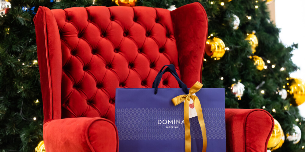 Esi kā "Domina Shopping" Ziemassvētku zaķis – sarūpē dāvanas ātri un ar atlaidi, svētkus baudi bez steigas