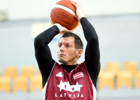 Basketbolists Jānis Blūms.