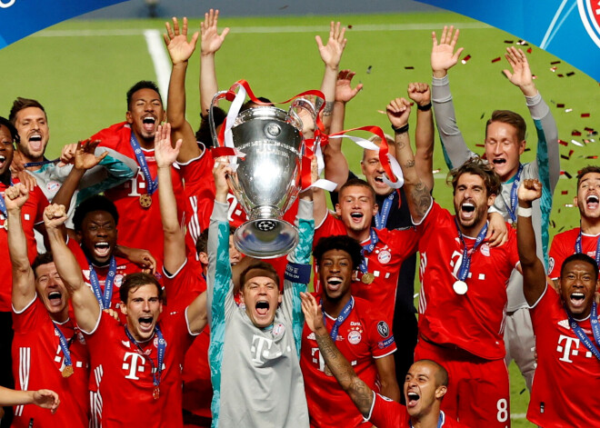 UEFA Čempionu līgas uzvarētāja "Bayern" titula aizstāvēšanu astotdaļfinālā sāks pret "Lazio"