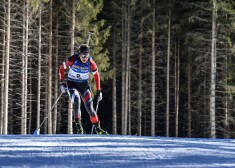 Latvijas sieviešu biatlona izlases līdere Baiba Bendika sprintā sacensībās trāpīja tikai pusi šāvienu.