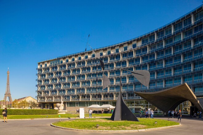 France, Paris, the Unesco headquarters