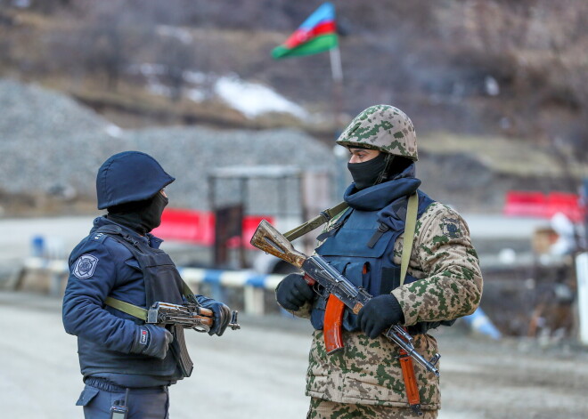 Sadursmē ar armēņu kaujiniekiem gājis bojā viens Azerbaidžānas karavīrs