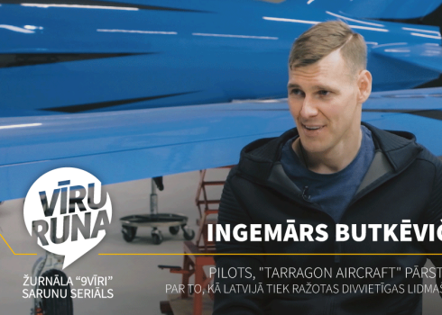 Lidmašīnu ražotājs Ingemārs Butkēvičs: "Mūsu lidmašīnas sver tikai 400 kilogramu"