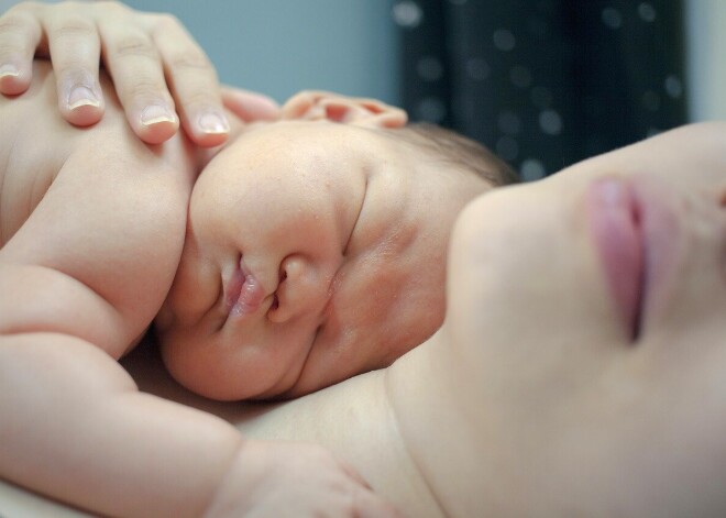 В новогоднюю ночь в Рижском роддоме на свет появился мальчик