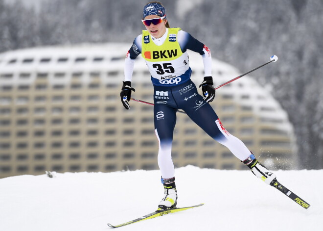 Eiduka "Tour de Ski" desmit kilometru brīvā stila slēpojumā iedzīšanā pakāpjas uz 22.vietu