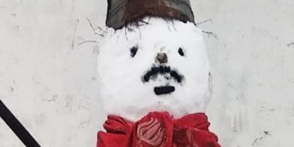 В Беларуси будут судить мужчину, слепившего снеговика с усами