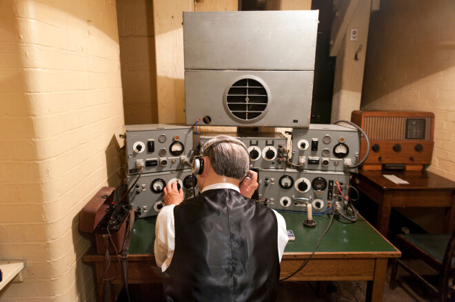 "Churchill War Rooms" muzejs Londonā.