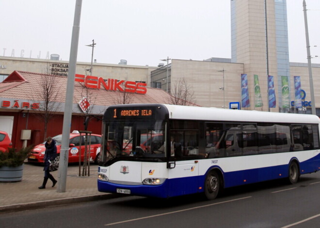 Sabiedriskais transports Rīgā nedēļas nogalē kursēs līdz plkst.22