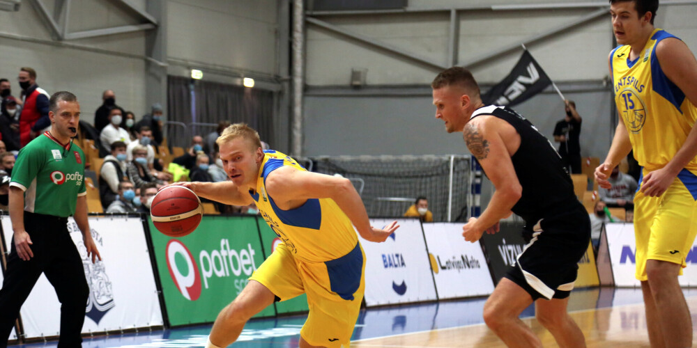 Kristaps Mediss atzīts par Latvijas-Igaunijas Basketbola līgas decembra vērtīgāko spēlētāju