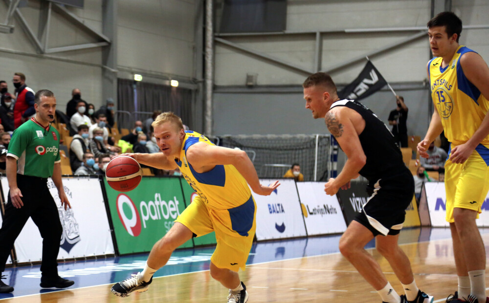 Kristaps Mediss atzīts Latvijas-Igaunijas Basketbola līgas decembra vērtīgāko spēlētāju