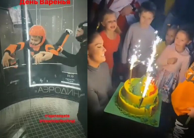 Полет в аэротрубе и бумажная вечеринка: как сын Муцениеце и Прилучного отметил 8-летие