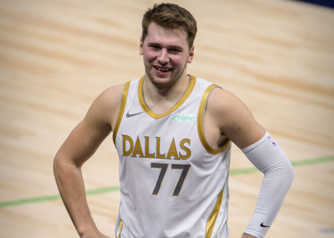 Dončičs atzīts par nedēļas labāko NBA spēlētāju Rietumu konferencē