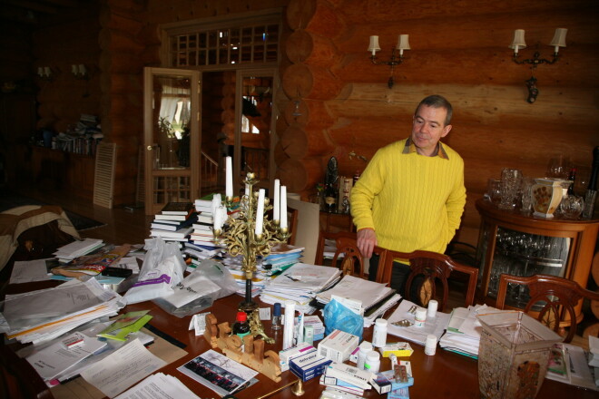 Lemberga īpašumā Puzē 2008. gada martā.